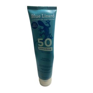 Blue Lizard Sensitive Mineral Sunscreen SPF 50 5oz‎ Water Resistant 80 Minutes